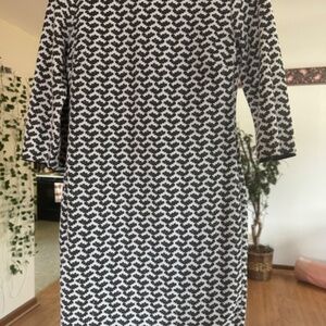 Catherine Malandrino Houndstooth Midi Dress